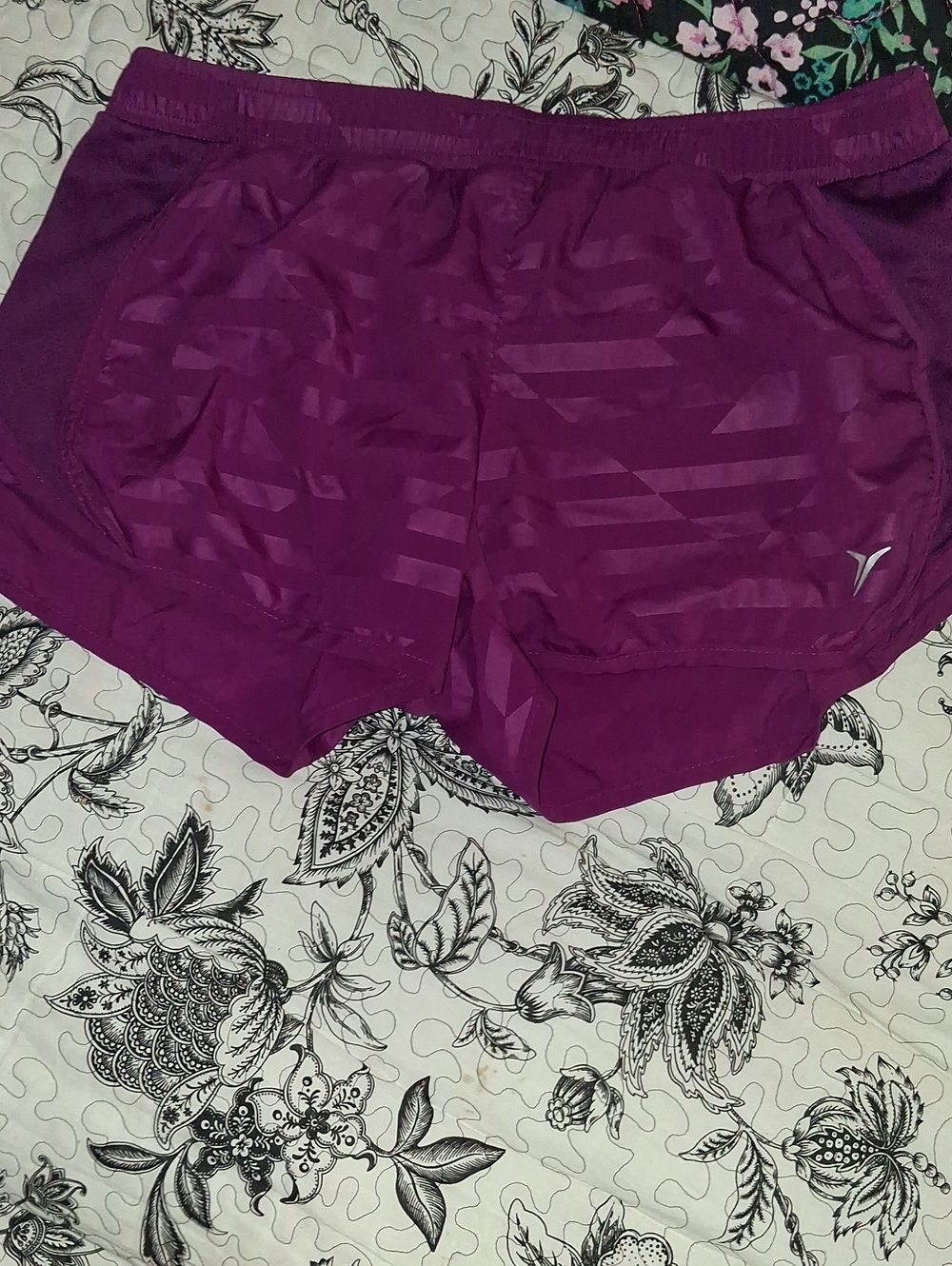 Old Navy Magenta Athletic Running Shorts